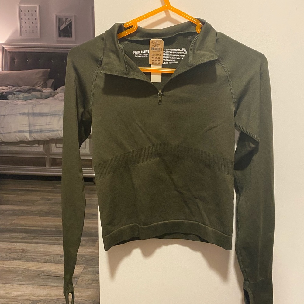 Olive green PINK active set